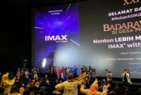 Para penonton yang hadir di IMAX Alam Sutera tampak sangat antusias dengan acara meet and greet ini. 