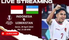 3 Link Live Streaming Indonesia vs Uzbekistan Semifinal Piala Asia U23, Nonton Siaran Langsung Gratis di RCTI Malam Ini