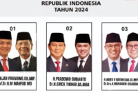 Beredar surat suara Pilpres 2024 yang menampilkan pasangan capres-cawapres. Salah satunya adalah Menteri BUMN Erick Thohir sebagai cawapres Prabowo Subianto. (Tajukflores.com)