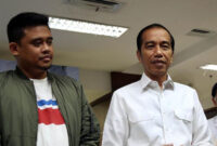 Wali Kota Medan Bobby Nasution dan mertuanya, Presiden Joko Widodo (Jokowi). Foto: detik
