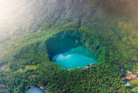 Danau Tolire terletak di Desa Takome, Kecamatan Pulau Ternate, sekitar 20 km dari Kota Ternate, Maluku Utara. Foto: Instagram @ahmadtito
