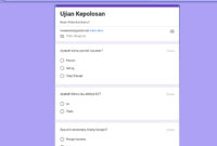 Docs Google Form com Ujian Kepolosan, Link Tes Kepolosan yang Viral di TikTok