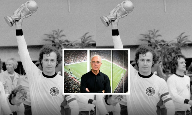 Franz Beckenbauer, legenda sepak bola Jerman meninggal dunia. Foto kolase (Tajukflores.com)