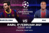 Link Live Streaming Barcelona vs PSG Hari Ini 17 April Perempat Final Liga Champions 2024, Nonton Gratis di SCTV