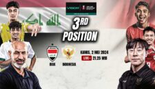 Live RCTI Gratis! Cara Nonton Live Streaming Timnas Indonesia U23 vs Irak di Channel TV Vision Plus