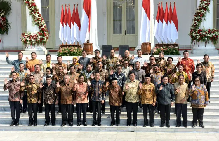 Menteri di kabinet Jokowi. Foto: doc. Kemenkominfo 