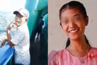 Pelaku pembunuhan DP (kiri) berusaha kabur usai perkosa dan bunuh anak kekasihnya (kanan). Mayat korban ditemukan tinggal kerangka di Minahasa, Sulut. Foto kolase: Tajukflores.com