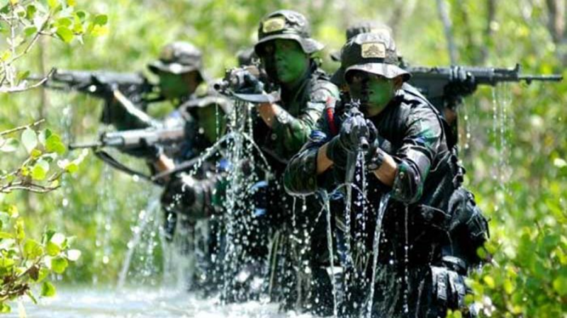 Pasukan TNI dari Satuan Kostrad. Foto ilustrasi