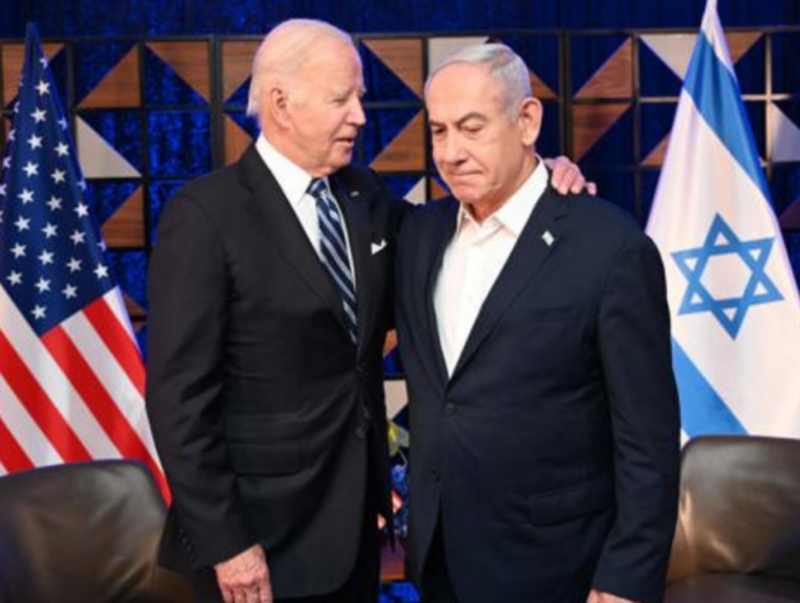 Presiden AS Joe Biden PM Israel dan Netanyahu (disway)