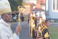 Uskup Agung Ende, Mgr Vincentius Sensi Potokota meninggal dunia pada Minggu malam, 19 November 2023. Foto Sesawi