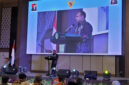 Menteri Agama (Menag) Yaqut Cholil Qoumas dalam acara peluncuran Program Prioritas Direktorat Jenderal Bimbingan Masyarakat Katolik di Gedung Konferensi Waligereja Indonesia, Jakarta, Kamis (16/5/2024). Foto: Antara