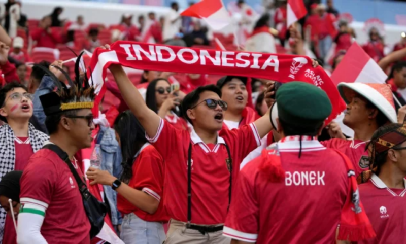 5.000 Suporter Indonesia Serbu Stadion Al Thumama, Dorong Timnas ke 16 Besar Piala Asia 2023