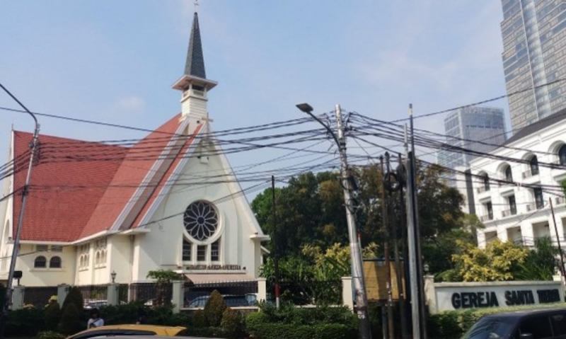 Gereja St. Theresia Jakarta. Foto: Tribun