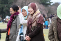 Sejumlah WNI berbaur dengan muslim Jepang. Foto ilustras (Minanews)