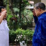 Temui SBY di Cikeas, Prabowo: Kita Datang ke Senior!