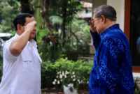 Prabowo Subianto dan Susilo Bambang Yudhoyono (SBY). Foto: Istimewa