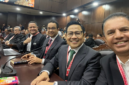Pasangan nomor urut 01 Pilpres 2024 Anies Baswedan dan Muhaimin Iskandar saat mengikuti sidang putusan perselisihan hasil Pilpres 2024 di Gedung Mahkamah Konstitusi, Jakarta, Senin (22/4/2024). Foto: X Anies Baswedan