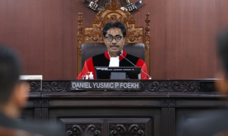 Hakim Konstitusi Daniel Yusmic P. Foekh. Foto: Tajukflores.com/MK