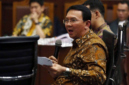 Mantan gubernur DKI Jakarta Basuki T Purnama alias Ahok saat mengikuti persidangan kasus penistaan agama tahun 2017 lalu. Foto: Istimewa