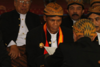Dok. Hercules saat menerima gelar bangsawan di Keraton Surakarta. Foto: Viva