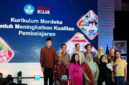 Pemerintah melalui Kemendikbud resmi menetapkan Kurikulum merdeka sebagai kurikulum nasional dalam acara peluncuran 'Kurikulum Merdeka untuk Meningkatkan Kualitas Belajar' di Gedung A Kemendikbudristek, Jakarta, Rabu (27/3/2024). Foto: RRI