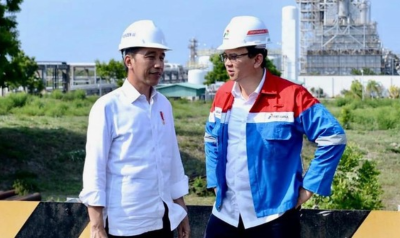 Basuki T Purnama (Ahok) dan Presiden Jokowi. Foto: Twitter Ahok