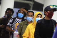 Dokumentasi pekerja migran yang dipulangkan ke Semarang, Jawa Tengah. Foto ilustrasi: Antara