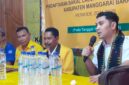 Saat Mario Pranda mendaftarkan diri sebagai bakal calon bupati di Sekretariat DPD II Partai Golkar Manggarai Barat, Senin 13 Mei 2024. (Foto: Tajukflores.com)