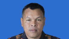 Kepala desa Golo Lanak Sebastianus Mbaik. Foto: doc. Sebastianus Mbaik
